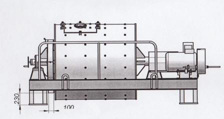 Мельница шаровая периодического действия МШ-1